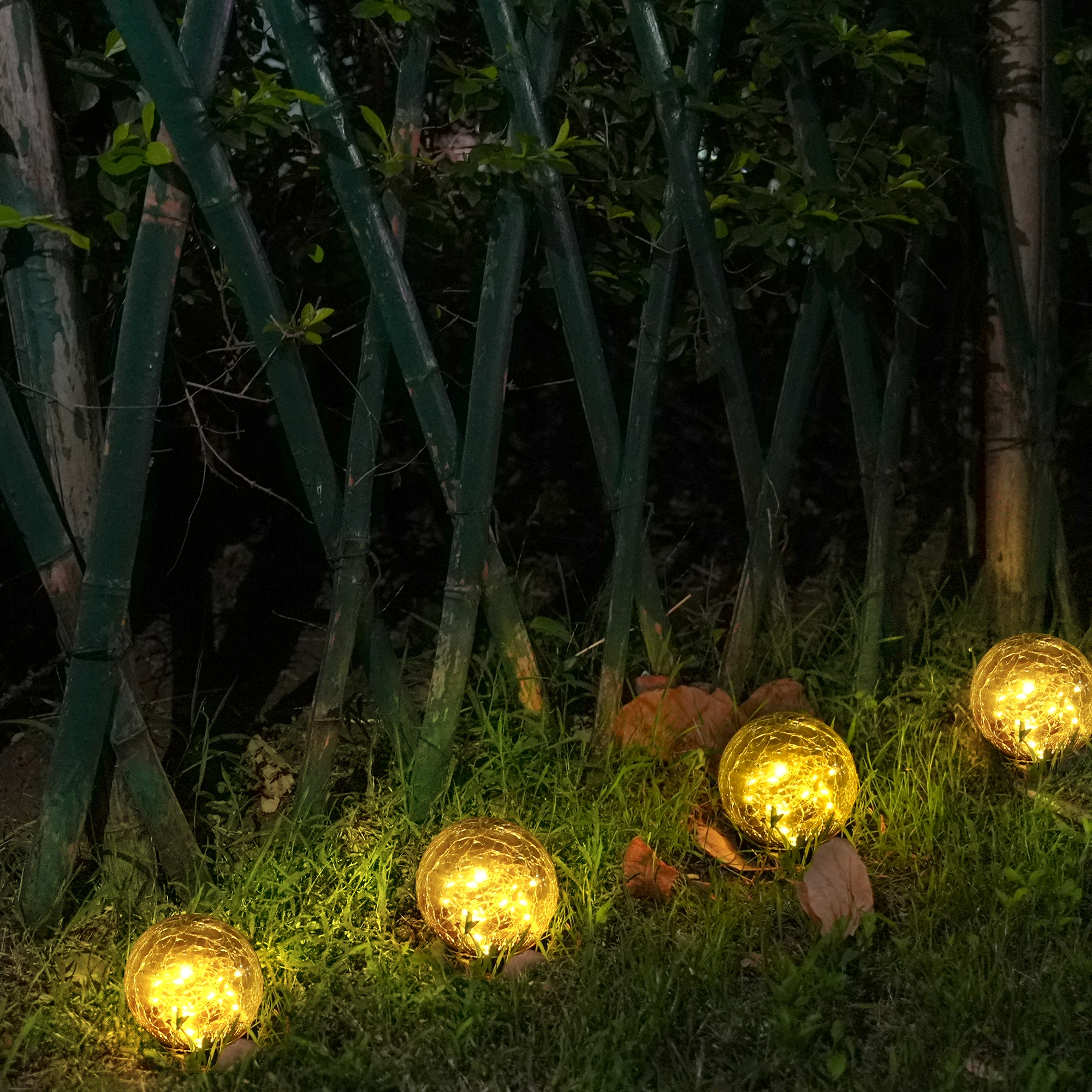 Tira de luces LED para exteriores, lampara solar de exterior,iluminación alimentada por energía Solar para decoración exterior del hogar, lámpara