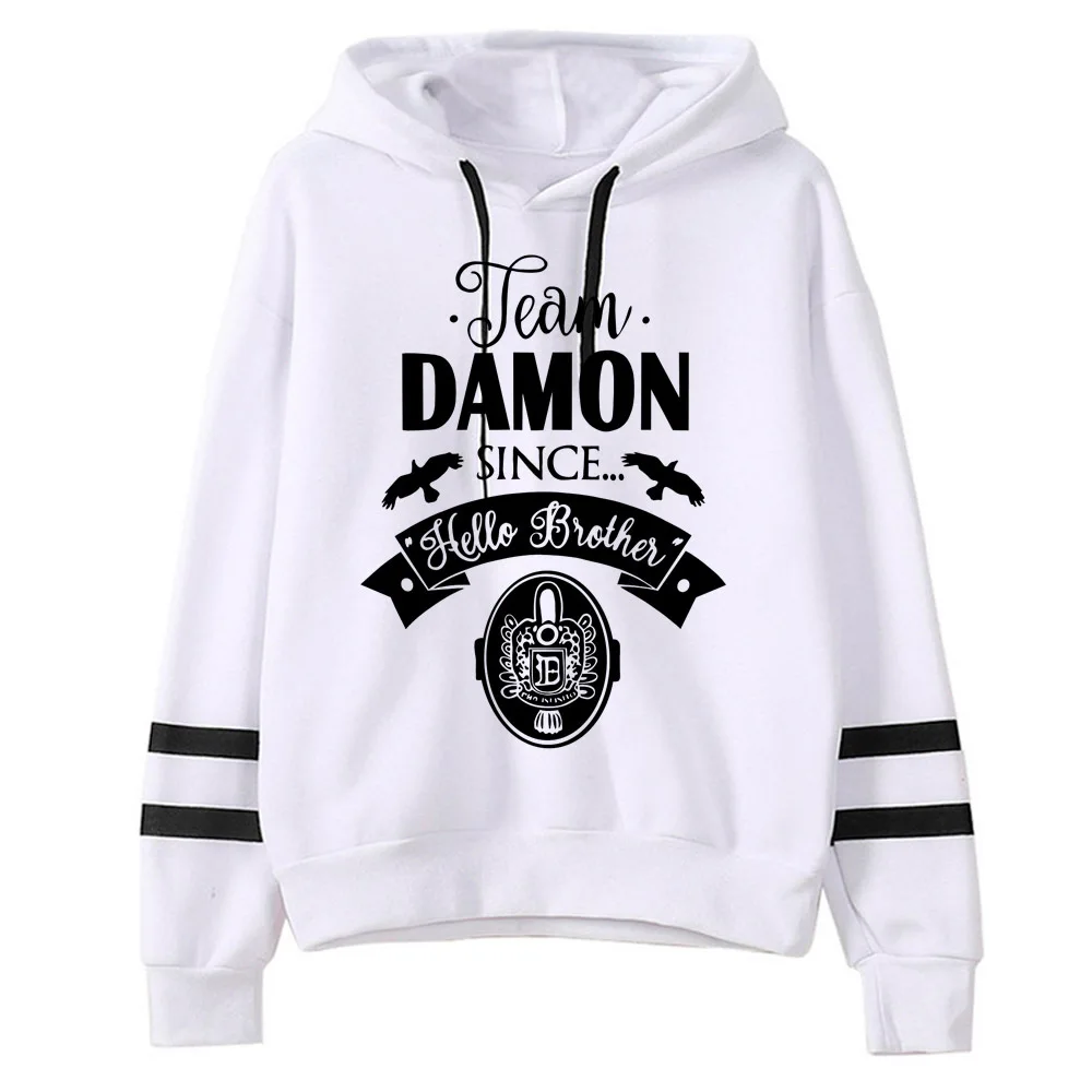 

Damon Salvatore hoodie printed design elegant Y2K winter graphic youthful girl hoddie youthful anime athleisure designer