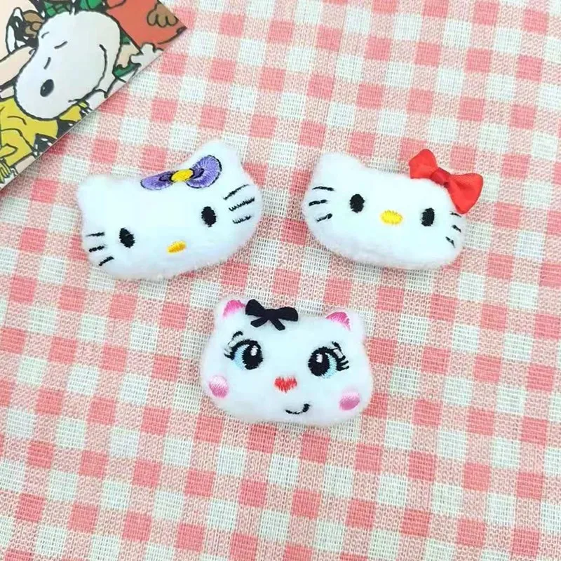 10PCS/Lot plush cartoon Animal Applique Crafts for Children Socks and Gloves Accessorie