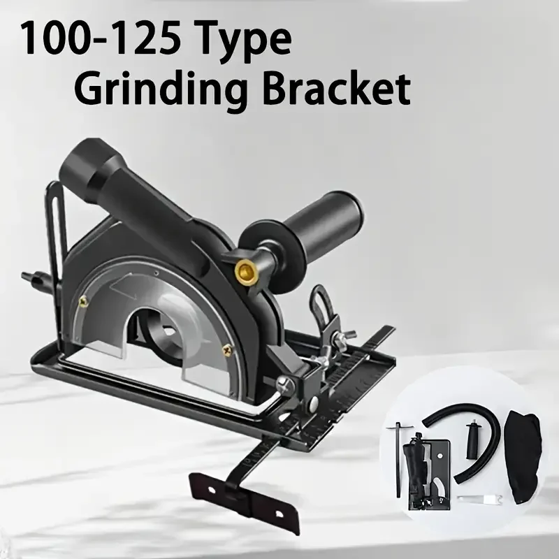 Angle Grinder Stand  Fixed Grinder Holder Sliding Handle Bracket 110-125 Type Angle Grinder Machine Base  Fixing Bracket