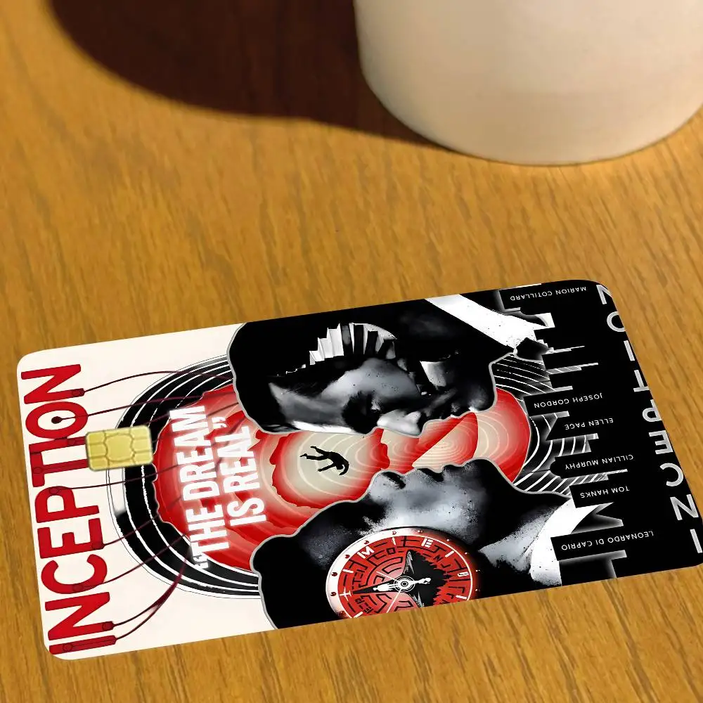 شريط لاصق لفيلم I-Inception الكلاسيكي الكلاسيكي لبطاقة الخصم الائتمانية البنكية ملصق حماية بطاقة الائتمان الشخصية