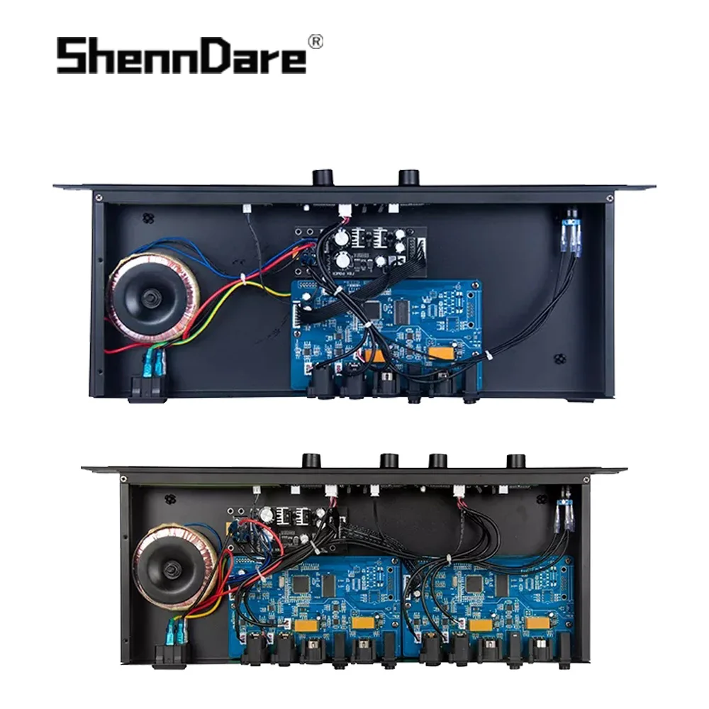 ShennDare FBX440 Micro Chuyên Nghiệp Phản Hồi Ức Chế Tự Động Chống Hú KTV Mic 1 Chìa Khóa Tần Số Dịch Chuyển Bộ Vi Xử Lý