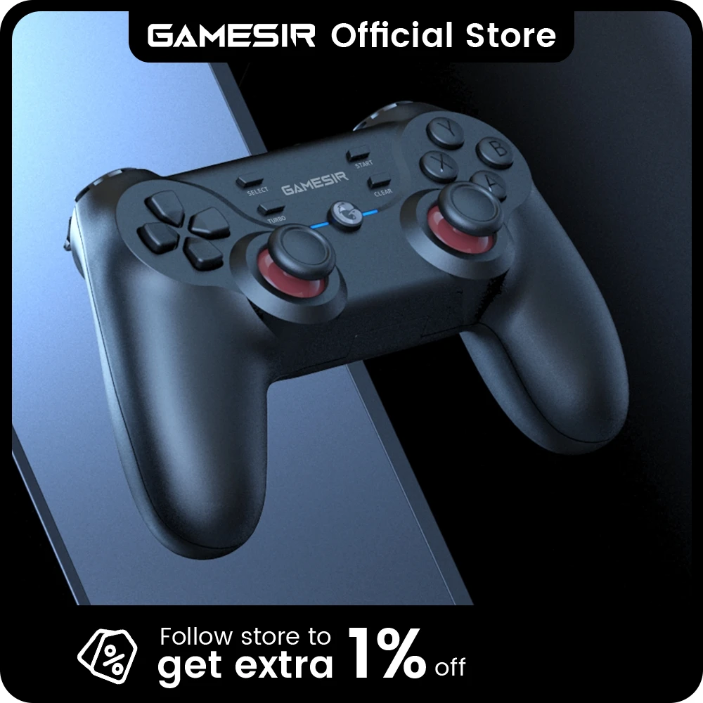 GameSir T3 무선 게임패드 게임 컨트롤러 PC 조이스틱 (안드로이드 TV 박스, 데스크탑 컴퓨터, 노트북, 윈도우 7, 10, 11 호환)