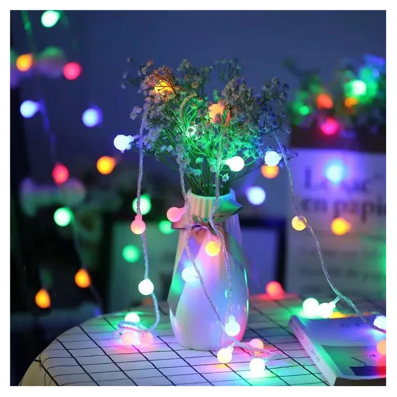 10m USB Power Ball LED Lichterketten Girlande Lichter wasserdichte Außen lampe Hochzeit Garten Lichterketten Weihnachts dekor