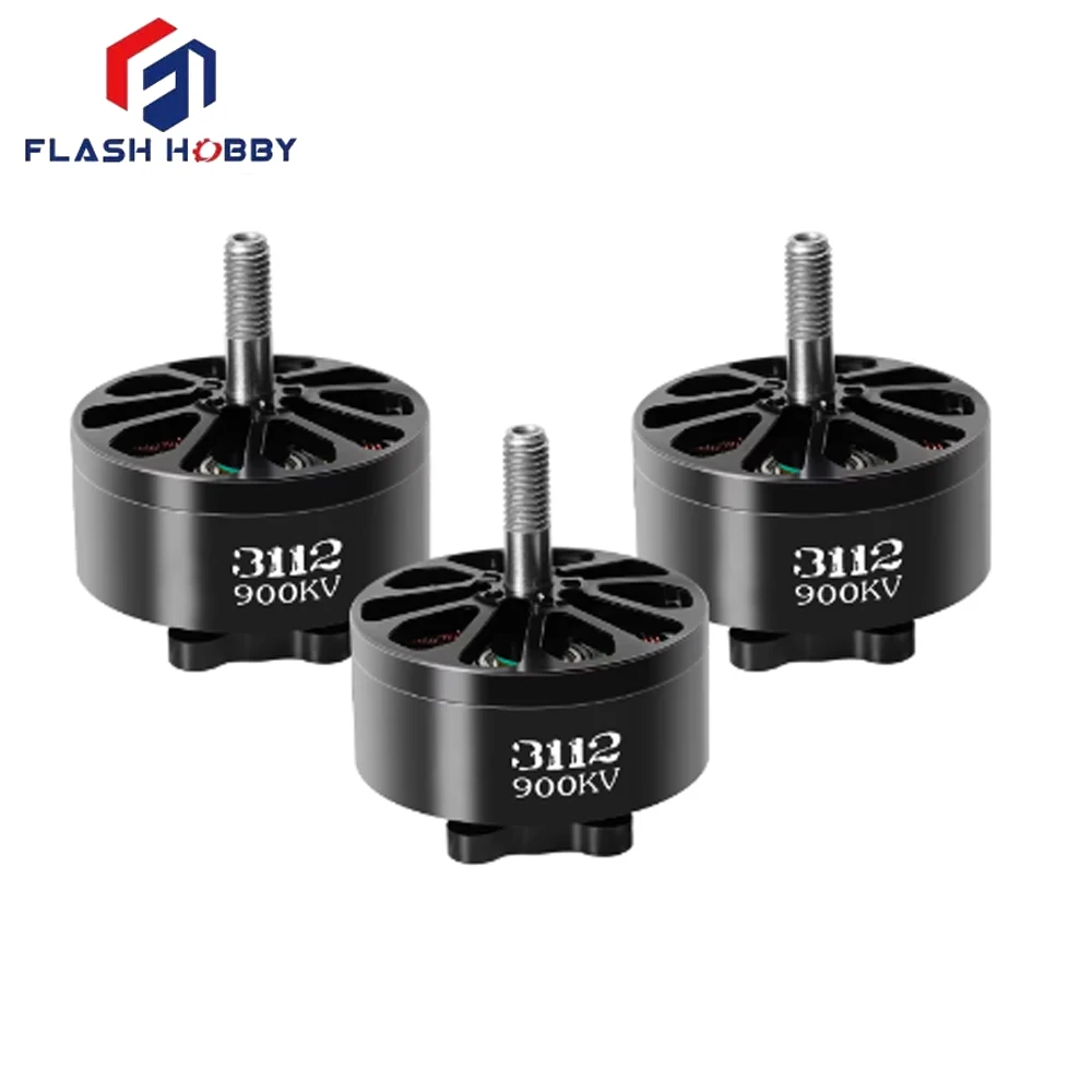 4 개/몫 FlashHobby 플래시 취미 Arthur A3112 3112 KV900 6S 1530W RC FPV 프리 스타일 드론 용 브러시리스 모터