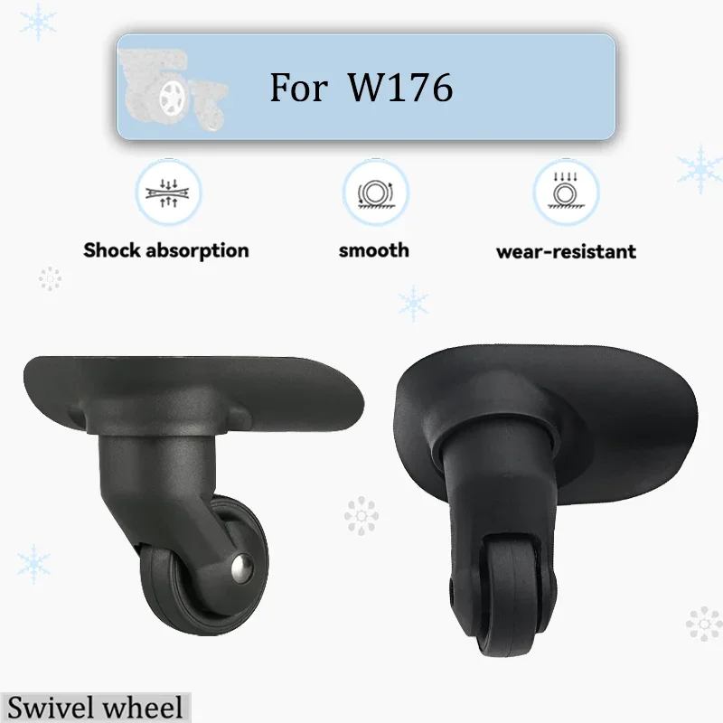 

For W176 Luggage Compartment Silent Wheels - Smooth-Rolling Replacement for Noise-Free Operation Durable Rubber Wheels