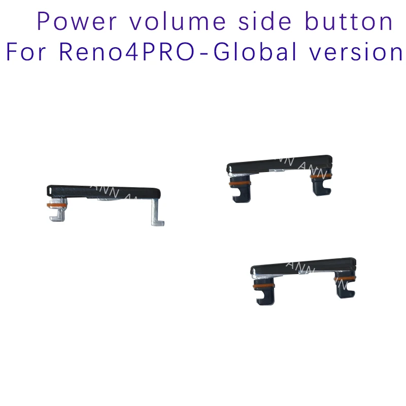 For OPPO Reno 4pro global Power Volume Side Buttons Side Button On Off Power Volume Up Down Side Keypads Parts