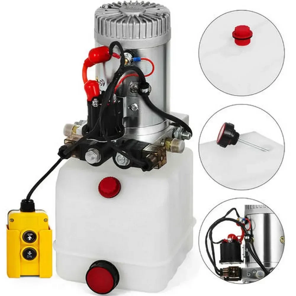 Hydraulic dump power unit kit for Electric dump tricycle Manual stacker forklift Hydraulic Pump Power Unit