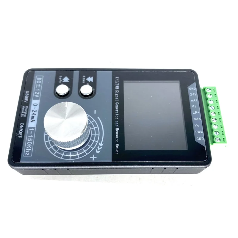 A27F-Power Supply Interface Analog Simulator For PLC And Panel Debugging 10-20Ma/4-20Ma Color Screen Input