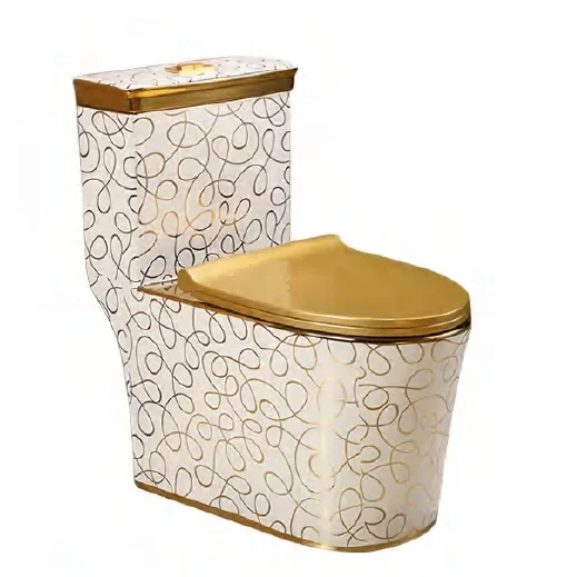 Guangdong The Toilet Gold Toilet Luxury Amazing Ceramic Toilet