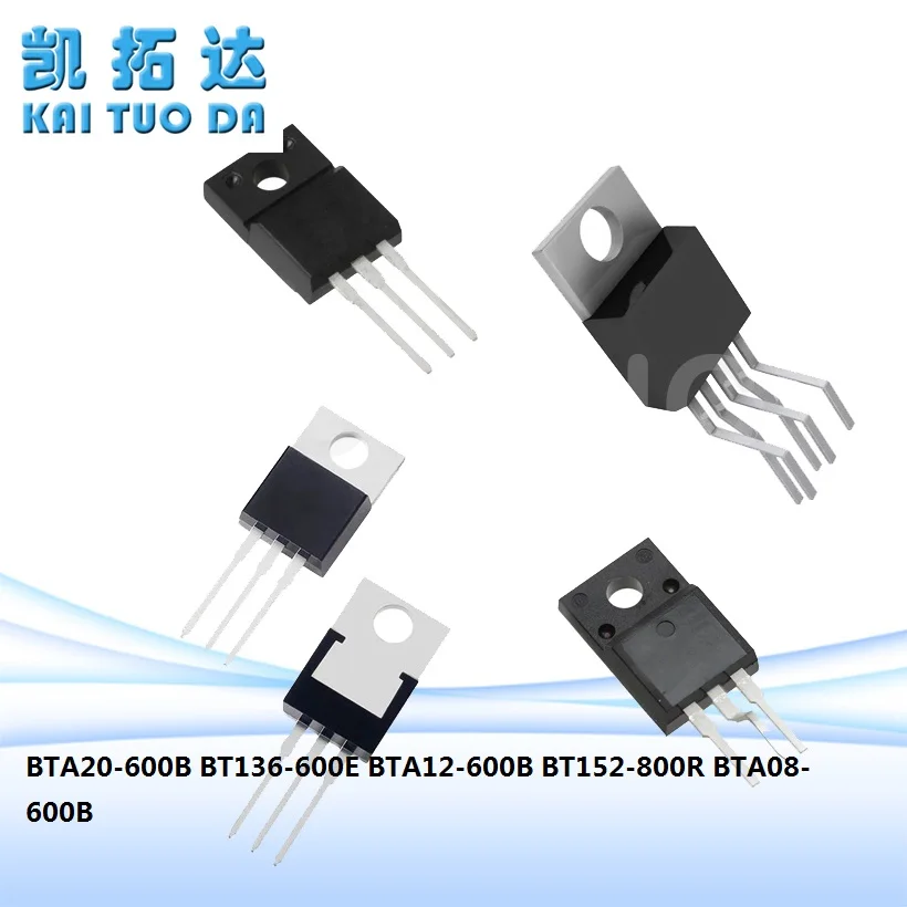 YSTB to-220 2PCS BT136-600E BTA12-600B BT152-800R BTA08-600B BTA20-600B