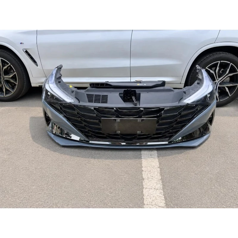 Front Bumper Assembly with Tow Hook Bolt-On for Elantra 2020-2022 (2-Year Warranty) 3