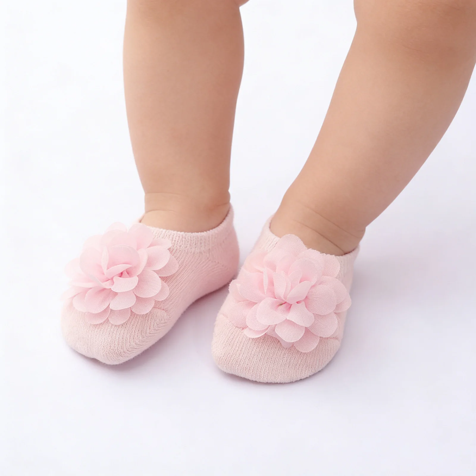 

Набор носков и повязки на голову для девочек: милые шифоновые носки с цветами и повязка для младенцев