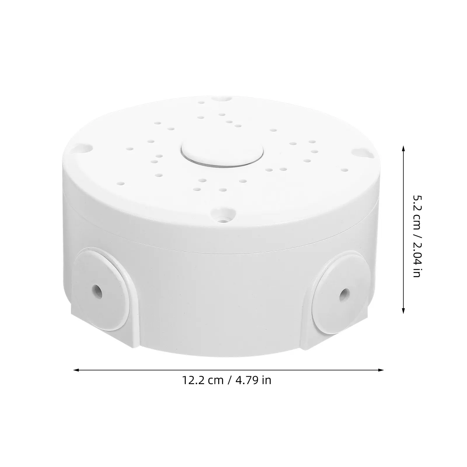 4Pcs Plastic Camera Junction Box Waterproof Outdoor Electrical Box for Security Cameras Dome Mounts Extension Cord Safety Cover