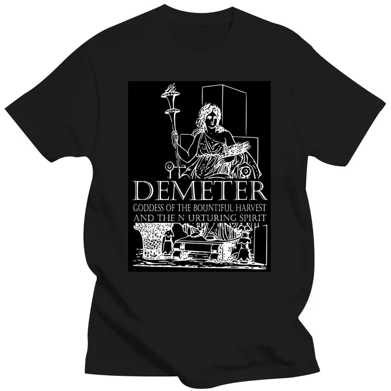 Demeter Goddess Of The Nurturing Spirit Design T Shirt Tee Shirt Summer Style Leisure Plus Size 5xl Print Comfortable Shirt