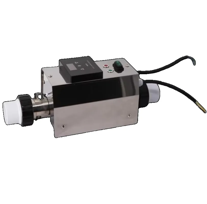 Inline Titanium Aquaculture Equipment Fish Farm Water Heater with Auto Shutoff 2-54kW for Fresh/Saltwater