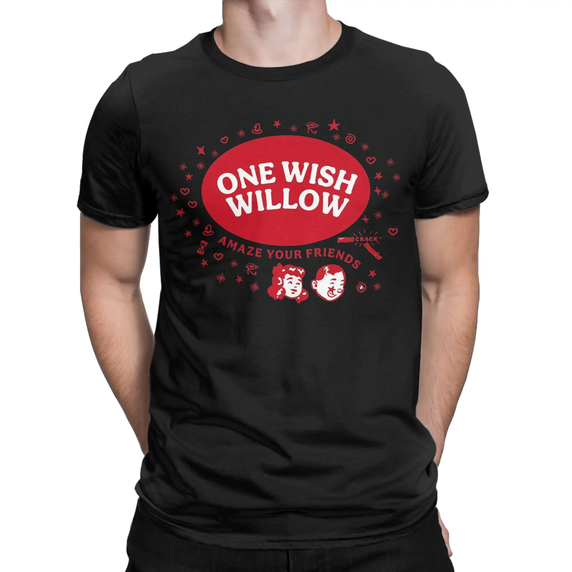 One Wish Willow Obsession T-Shirts pour hommes, t-shirts amusants en pur coton, col rond, manches courtes, vêtements imprimés