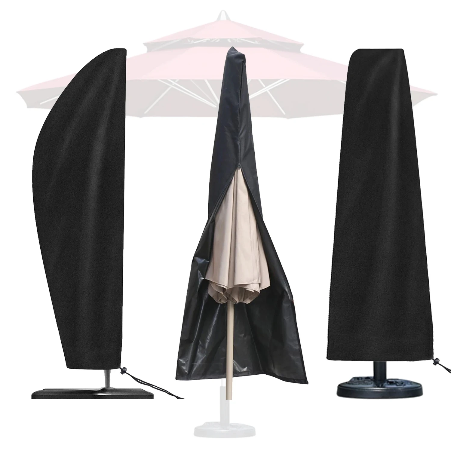 

Waterproof Oxford Cloth Outdoor Sunshade Umbrella Cover Garden Weatherproof Patio Cantilever Parasol Rain Cover Accessories