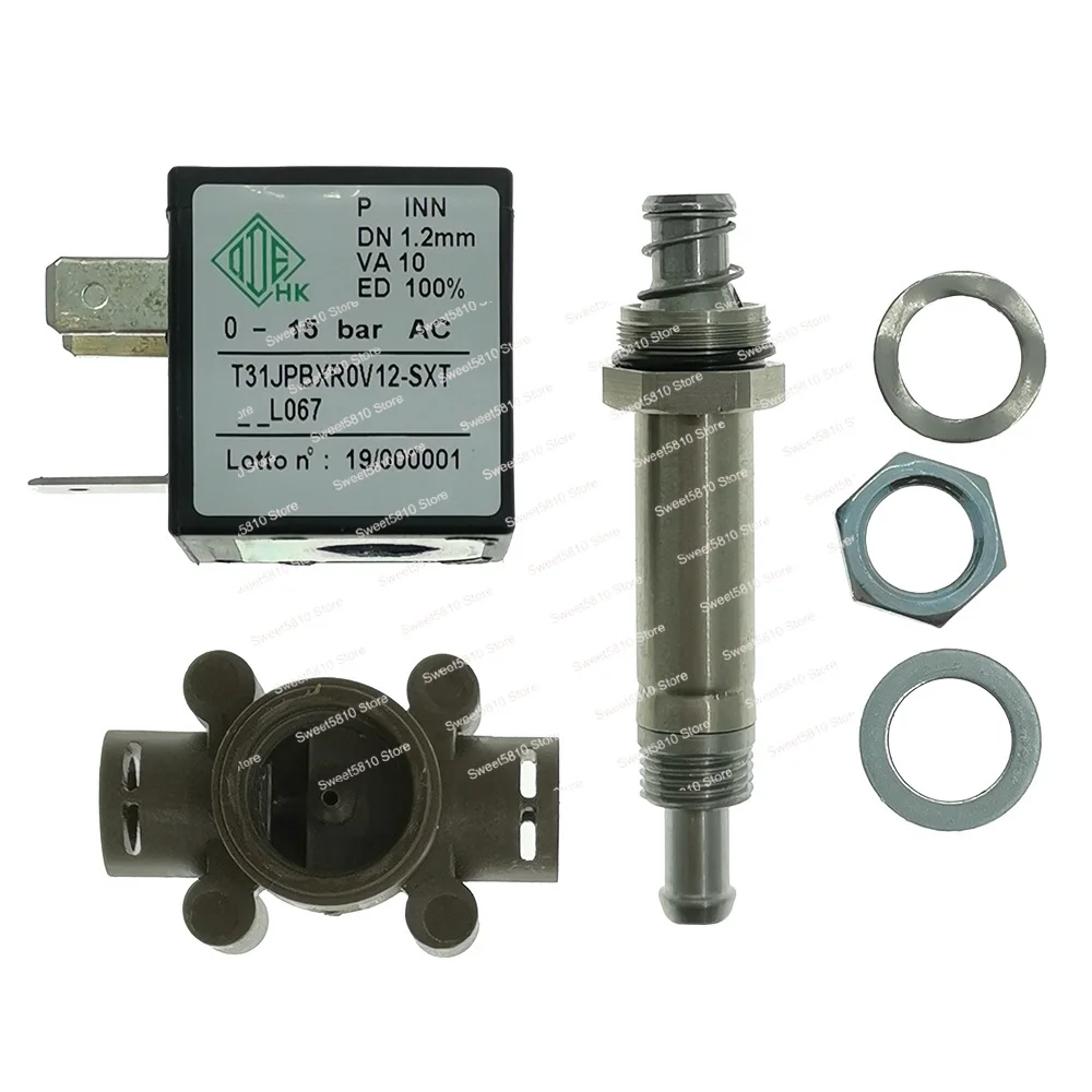 

AC 110V - 120V 3/2 Way Direct Acting N.C. General Purpose Solenoid Valve for Coffee Makers & Esspresso Machine