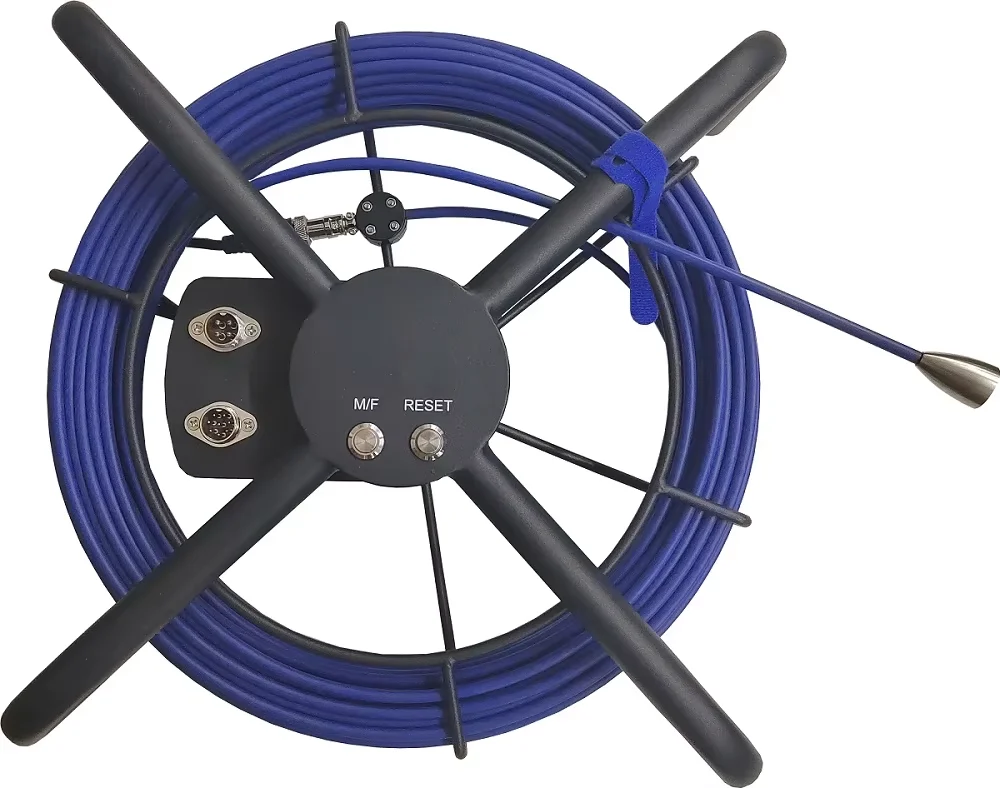 V10-3188KCN Hot 50m Pipe Sewer Drain Inspection Camera with 512Hz Transmitter Depth Counter 23mm HD Video Camera Pipe Inspection
