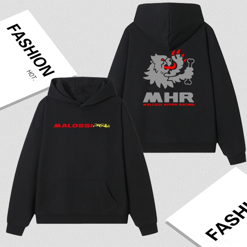 

2026 New Malossi Theme Double Sided print Pullover Long sleeve Men Women harajuku Oversized Fleece Autumn Winter Hoodie Unisex