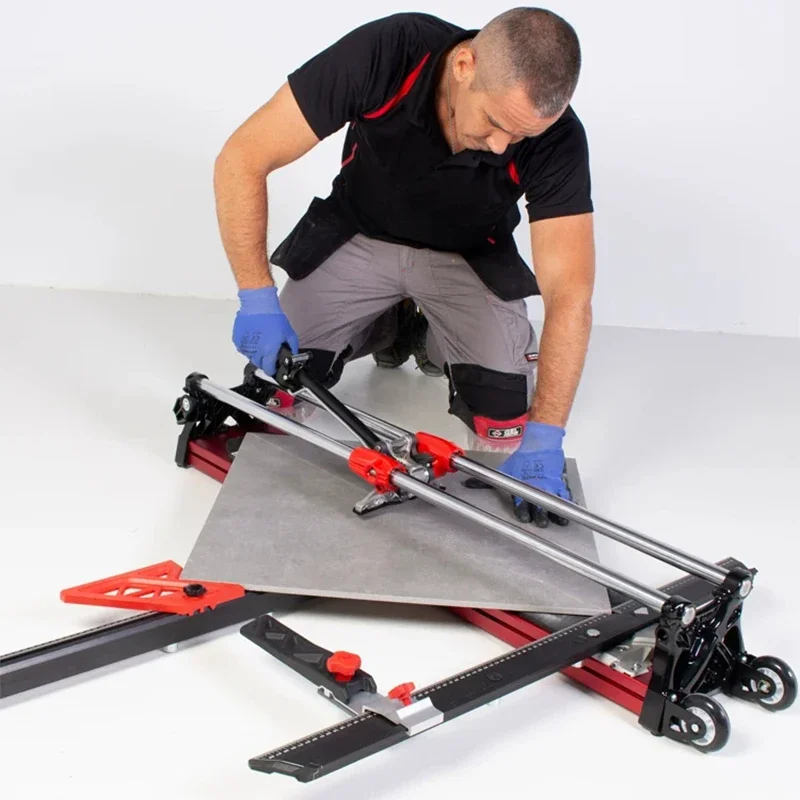 

High-Precision Tile Cutter, Manual Push-Type, 1250mm Floor Tile Slicing Blade Triangular Cuts/Bevel Cuts for Tiles