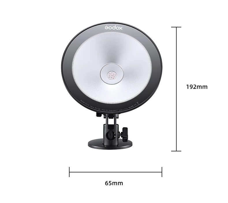 Godox Color Atmosphere LED ضوء ناعم Godox CL10 RGB LED للبث المباشر على YouTube TikTok Gaming Photography Studio