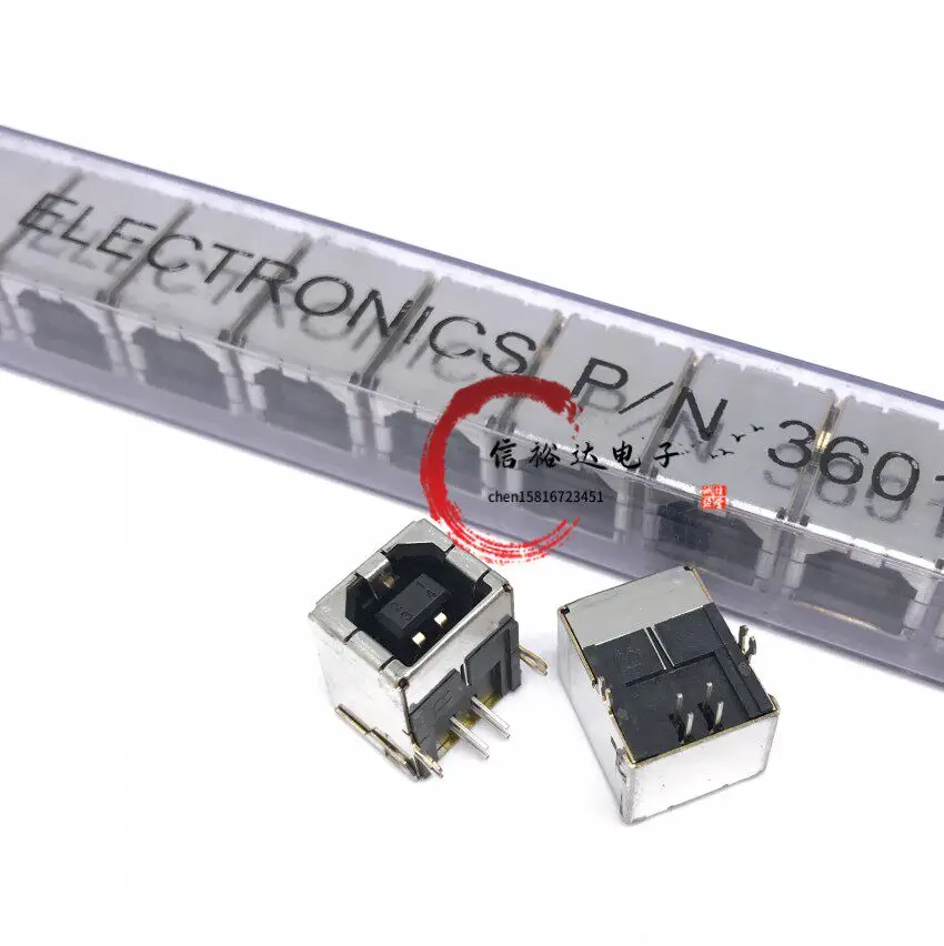 10PCS/61729-1011BLF USB2.0 TypeB Printer Interface Female Socket 4POS 2.5mm