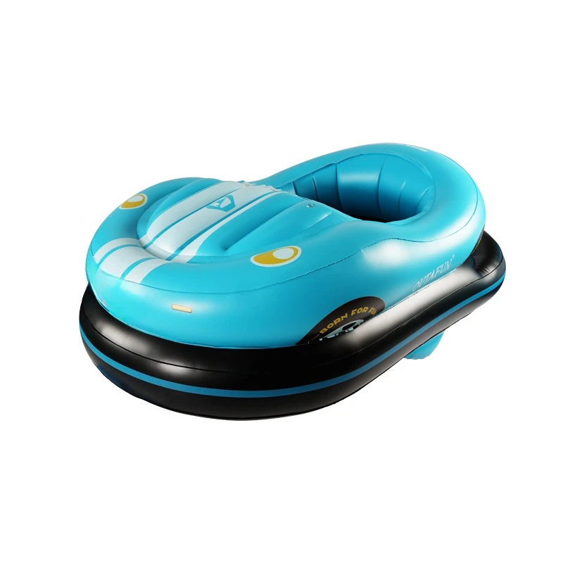 Reuze opblaasbare raceauto zwemband ligstoel van PVC, stevige drijvende zitting met stuurwiel voor strand en zwemmen