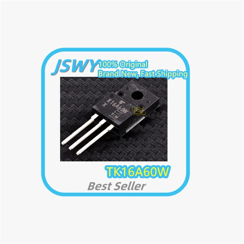 (10/50 Pieces) TK16A60W K16A60W TO-220F 15.8A/600V MOSFET, Brand New and Original.