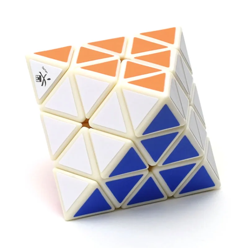 DaYan – Cube octédoïque d'angle en édition limitée, noir et blanc, jouet éducatif Transparent de forme irrégulière pour enfants