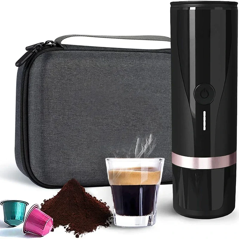 

Capsule and Powder Portable Coffee Maker Coffee Machine Usb Aluminum High Quality Home Multi Functional 2 in 1