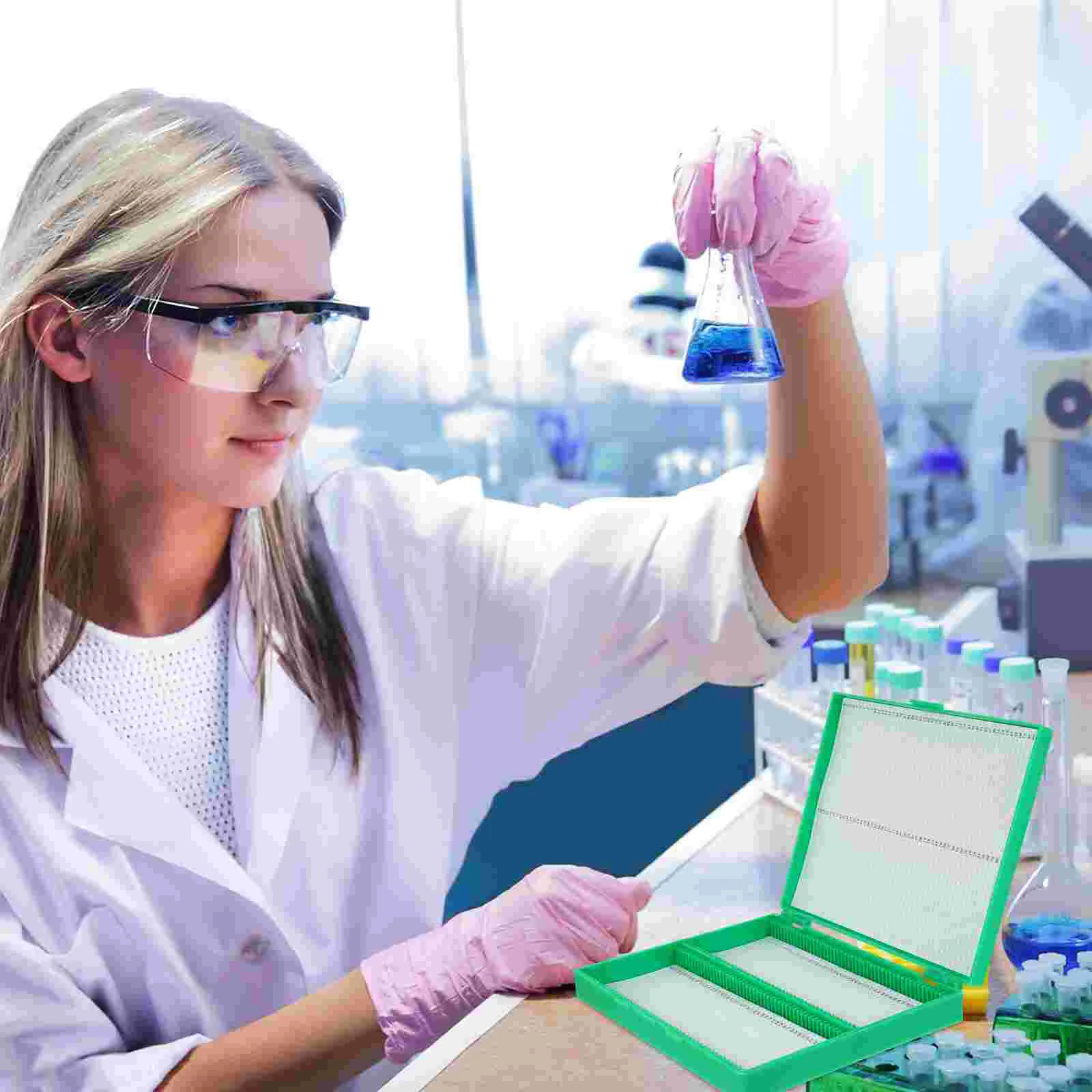 Objectglaasjes voor microscoop Slice Box Containeropslag Kindmonstercontainers Dozen