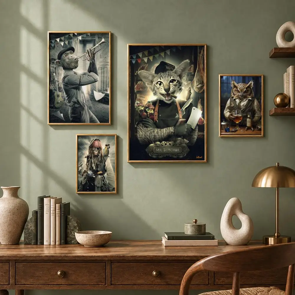 Aesthetic Artist S-Sylvain BinetS Poster HD Self-Adhesive No Residue After Removal Ideal for All Kinds of Wall Decor