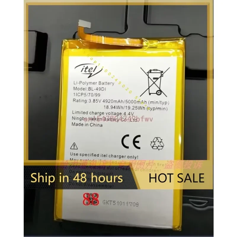 3.85V 5000mAh BL-49DI Replacement Battery For Infinix BL-49DI Cell Phone battery