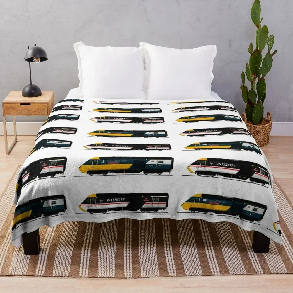 intercity 125 Throw Blanket funny gift Hair Thermals For Travel Bed Blankets