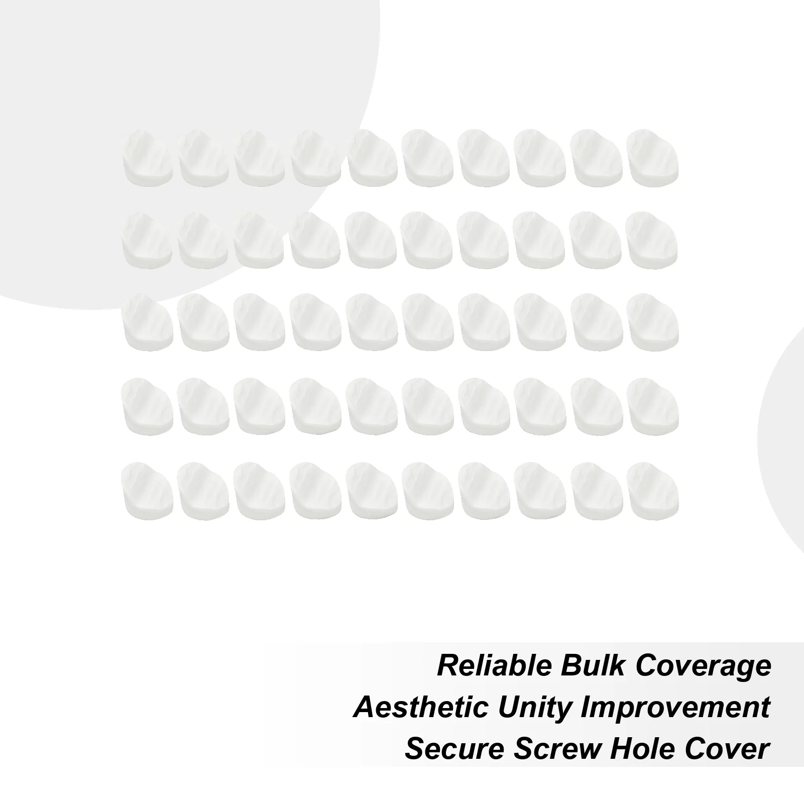

Door Plugs For Screw Holes 50 Pieces White Door Window End Caps Locking Plugs Drilling Cover For Door Window Cabinets Fences