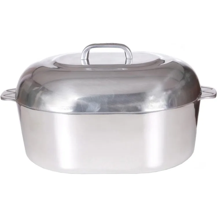 18-Inch Oval Aluminum Roaster - GL10055