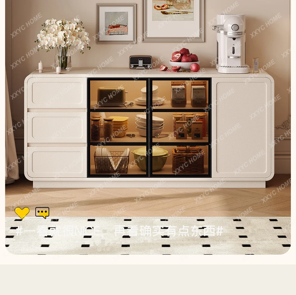 

Household New Low Cabinet Dining Side Locker Wall Side Tea Bar Cabinet Tea Table