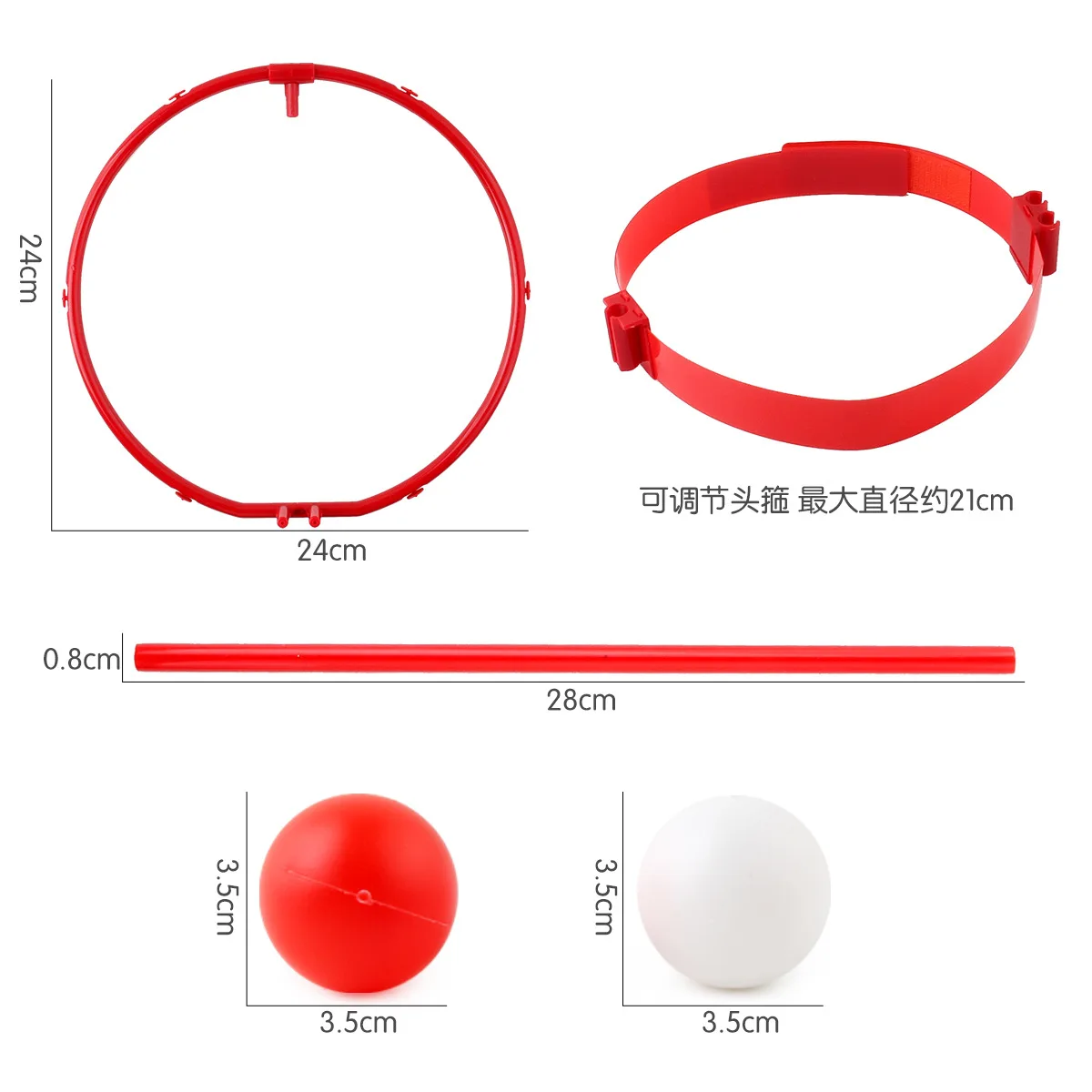 Overhead Basketball Shooting Toy Indoor And Outdoor Headband Hoop Balls Throwing Toy Multi Person Interactive Game Children Gift