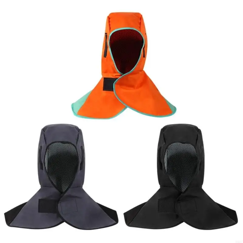 

H58C Welding Hooded Cape Breathable Meshing Lining Abrasion Resistant Welding