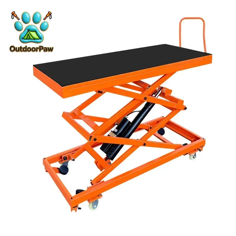 Xiangyin CFD Electric Hydraulic Horse Stool Wall Plastering Movable Decoration Pedal Type Folding Tray Special Lift Tables 1100x