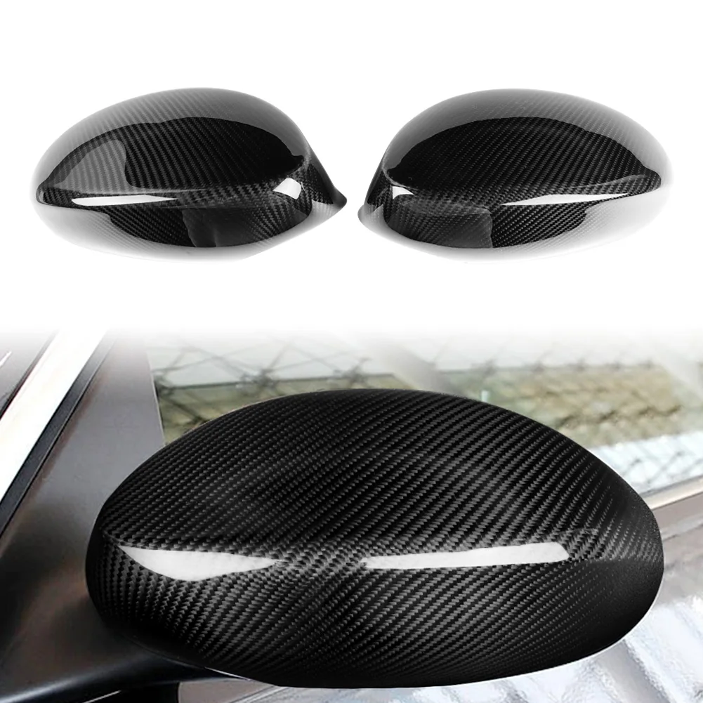 Car Door Side Rearview Mirror Cap Covers For BMW E92 E93 3Series 328I 335I 325i PRE-LCI 2DR 2007 2008 2009 100% Carbon Fiber