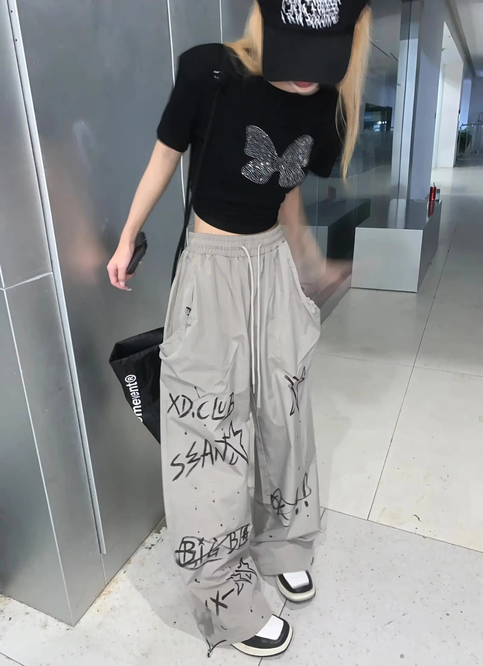 

Summer Large Size 250 Pou American Retro Street Hip Hop Casual Pants Men Loose Sports Wide Leg Pants Youth Vitali Sle