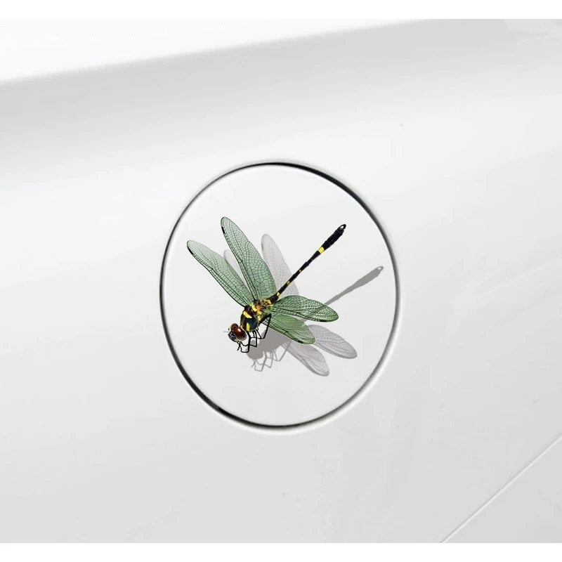 ملصقات حشرات صناعية للدراجات النارية ، شارات فينيل ثلاثية الأبعاد ، غطاء محرك أمامي ، خزان وقود ، زخرفة جانبية ، ملحقات محرك حيوانات #2