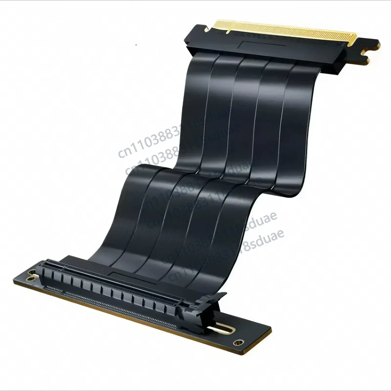 PCIE 4.0 x16 Graphics Card Extension Cable  High-Speed Adapter with Vertical Mounting Bracket for PC Cases