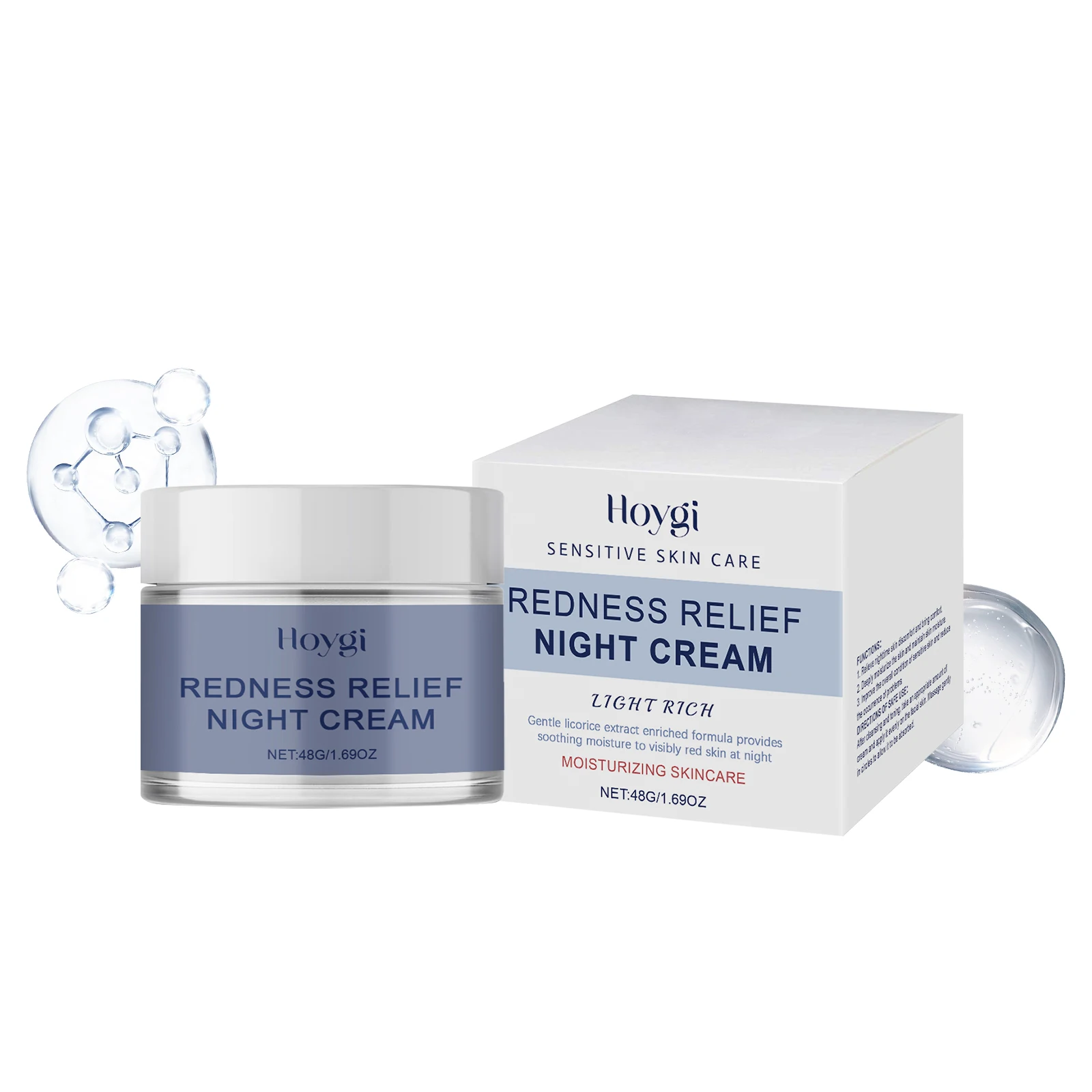 Relieve Redness Cream for Face Reduce Fine Lines Firming Lifting Anti Swelling Increase Skin Elasticty Moisturizing Facial Cream