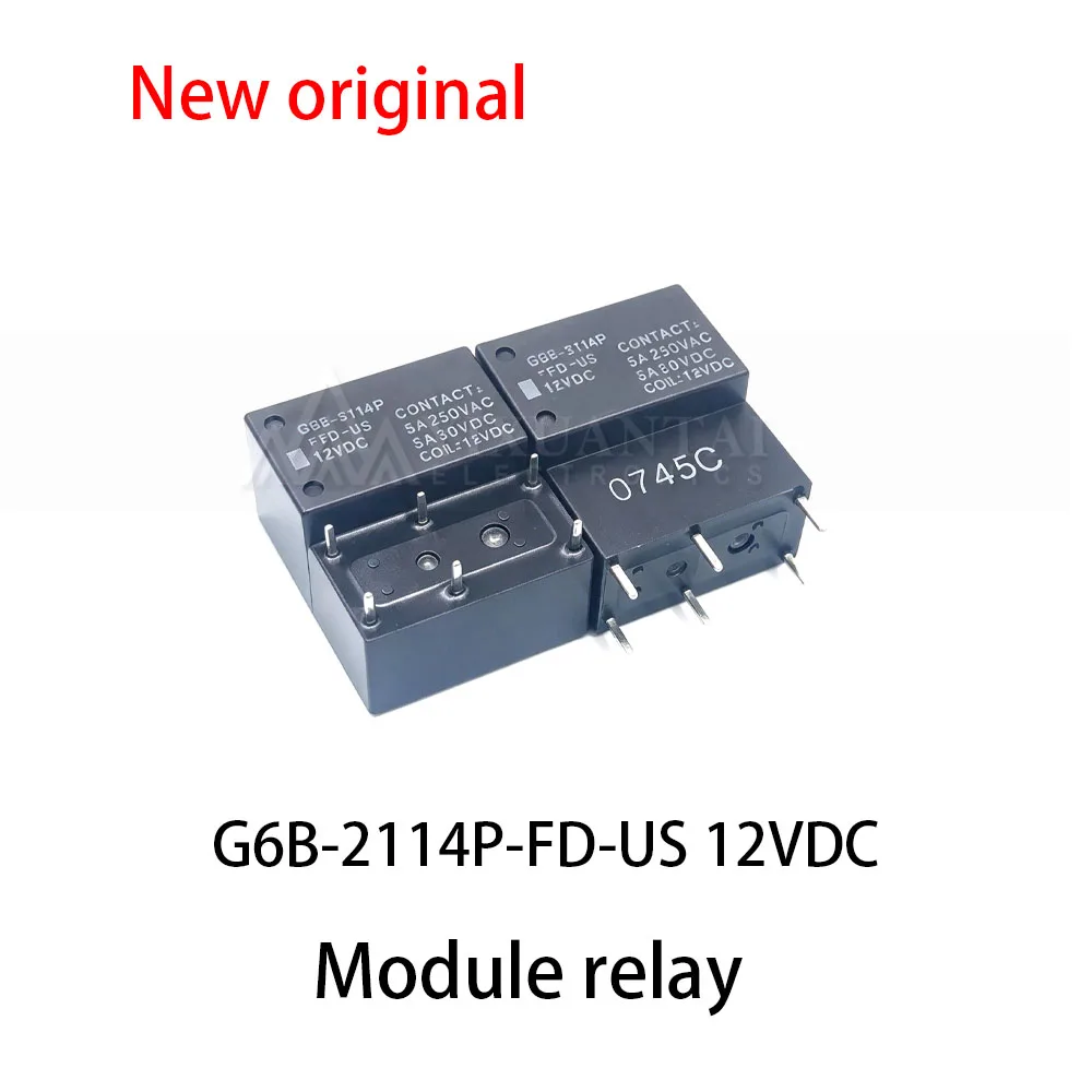 5pcs~10Pcs G6B-2114P-FD-US 12VDC Relay 6-pin 12V DC12V