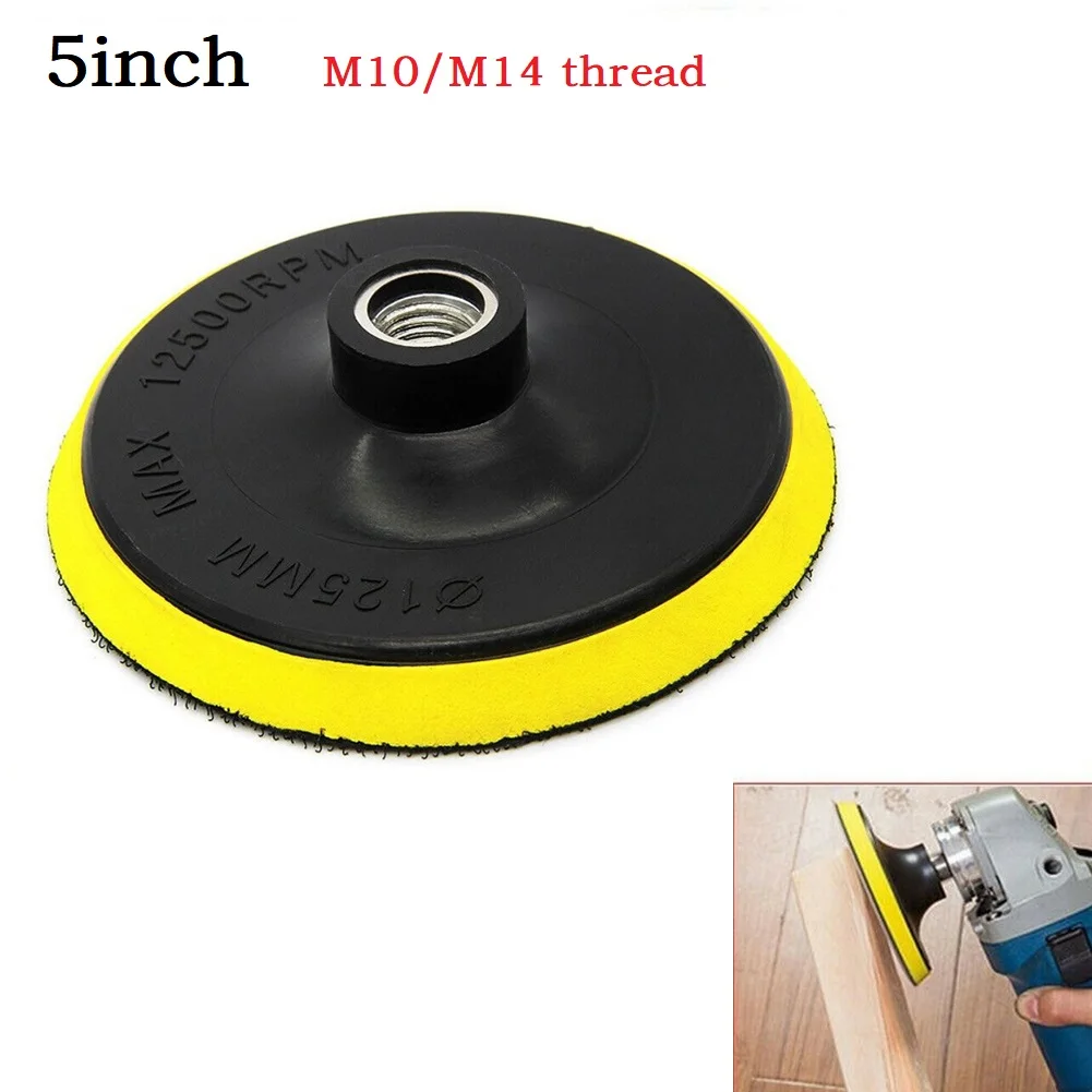 

125mm Sander Backing Pad Sanding Disc Backing Plate For Grinding Machine Polishing Pad MAX 12500 RPM