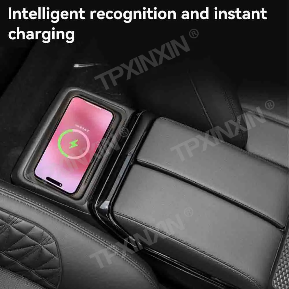 For Range Rover Evoque L 2022 Quick QI Car Wireless Charger Fast Charging Intelligent Infrared Mobile Phone Dashboard